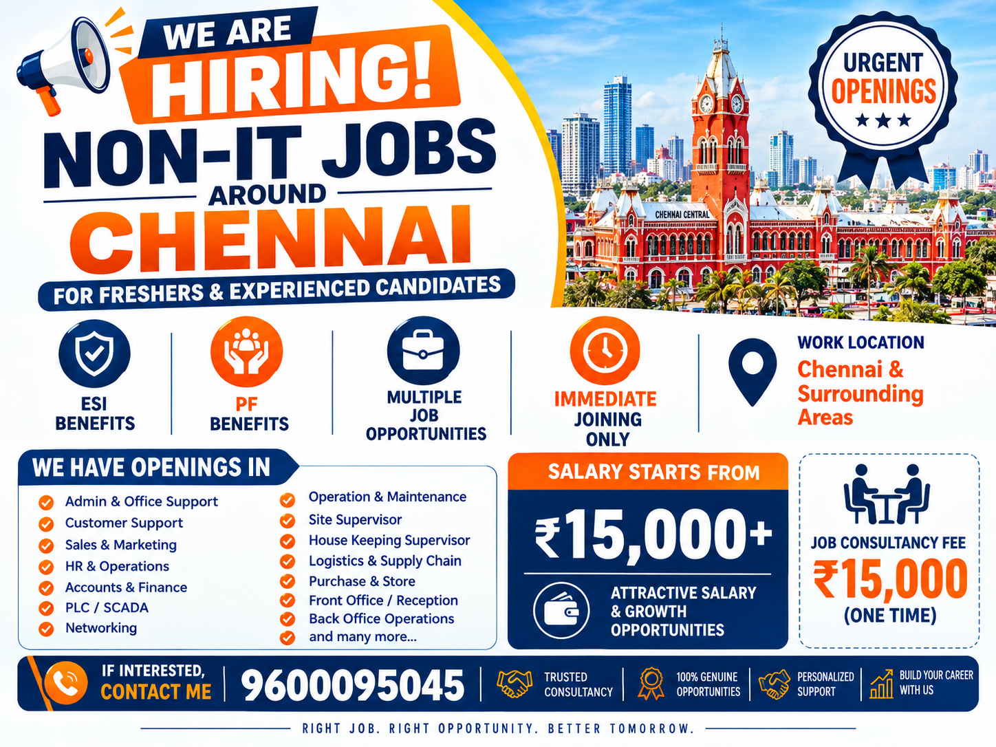 Fresher Jobs in Chennai