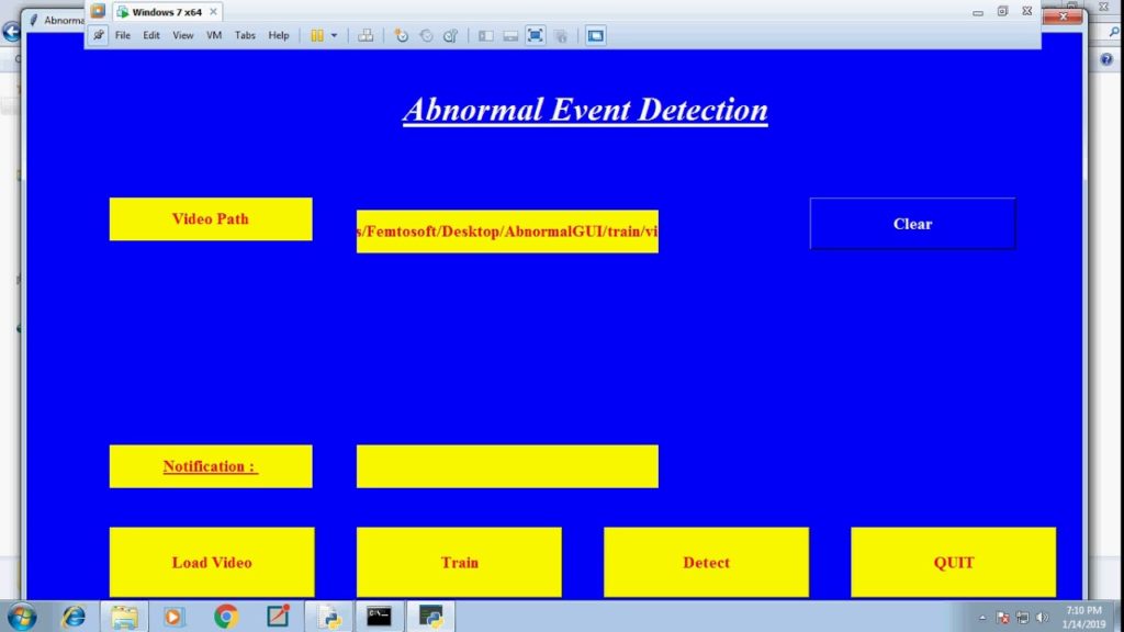 anomaly event detection using ls
