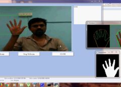 hand gesture recognition using o