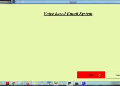 Voice Based Email for Visually Impaired