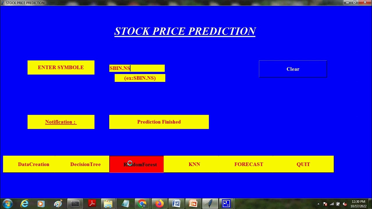 Stock Price Prediction using Hyper tuned ML models